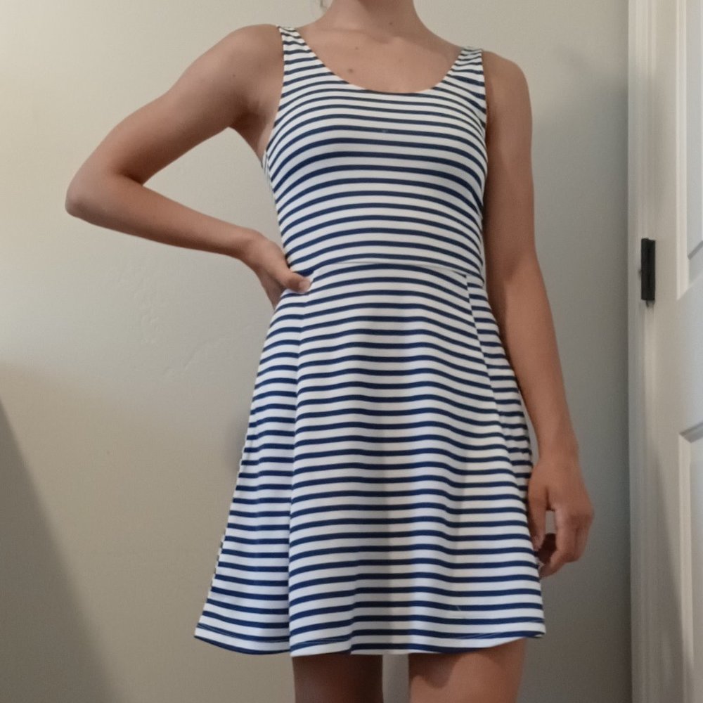 Women's mini striped dress